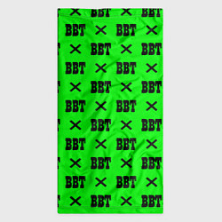 Бандана-труба BBT logo green steel, цвет: 3D-принт — фото 2