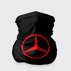 Бандана Mercedes logo red
