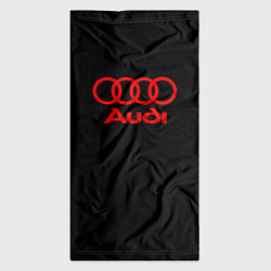 Бандана-труба Audi red logo, цвет: 3D-принт — фото 2