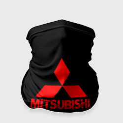 Бандана-труба Mitsubishi red logo, цвет: 3D-принт