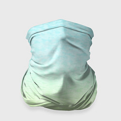 Бандана-труба Tie-dye color gradient: blue-green, цвет: 3D-принт