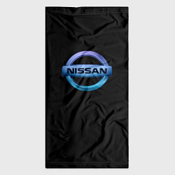 Бандана-труба Nissan logo neon, цвет: 3D-принт — фото 2