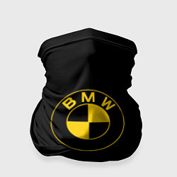 Бандана-труба BMW logo yellow, цвет: 3D-принт