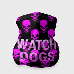 Бандана Watch dogs neon skull