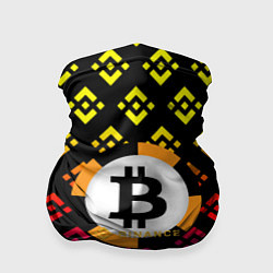 Бандана-труба Bitcoin binance, цвет: 3D-принт