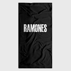 Бандана-труба Ramones white logo, цвет: 3D-принт — фото 2