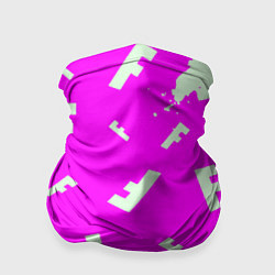 Бандана-труба Fortnite pattern pink, цвет: 3D-принт