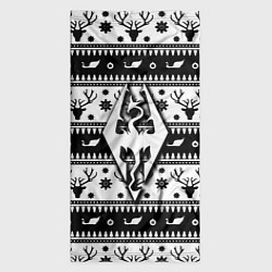 Бандана-труба The Elder Scrolls winter deer pattern, цвет: 3D-принт — фото 2