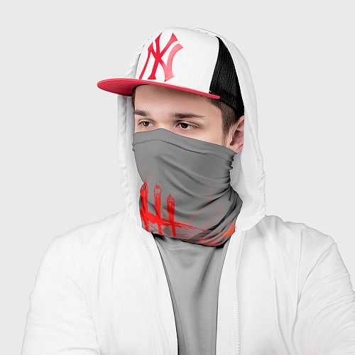 Бандана Dead by Daylight logo fire / 3D-принт – фото 2