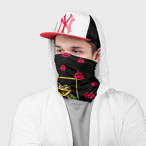 Бандана Боевые жабы паттерн / 3D-принт – фото 2