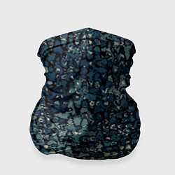 Бандана Тёмный сине-зелёный абстрактный