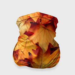 Бандана-труба Осенние кленовые листья, цвет: 3D-принт
