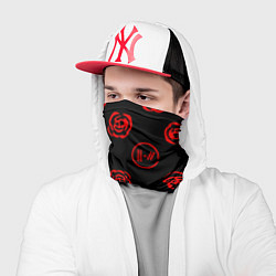 Бандана-труба Twenty one pilots rose pattern, цвет: 3D-принт — фото 2