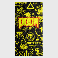 Бандана-труба Doom x Witcher, цвет: 3D-принт — фото 2