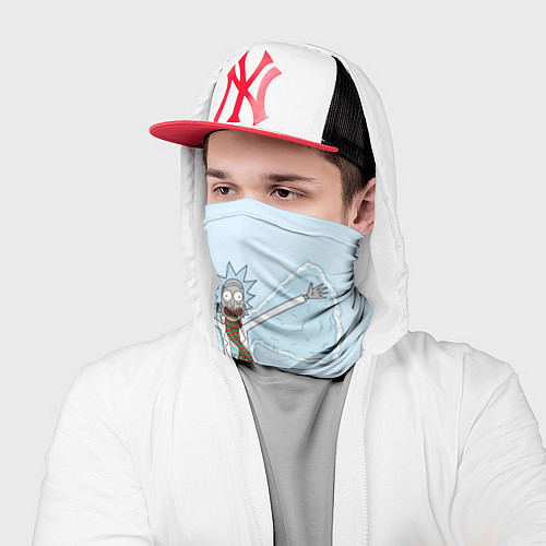 Бандана Рик и Морти снег - бабочка / 3D-принт – фото 2