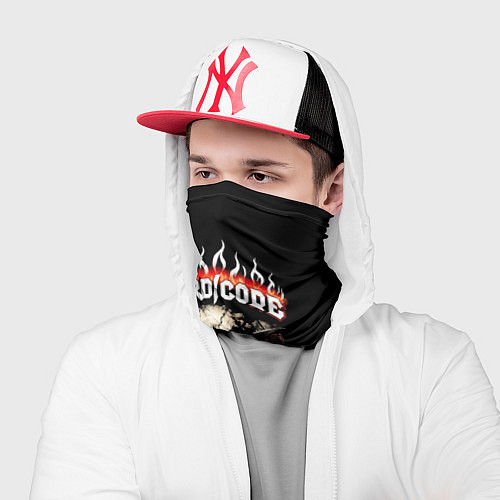 Бандана Hardcore рычащий зверь / 3D-принт – фото 2