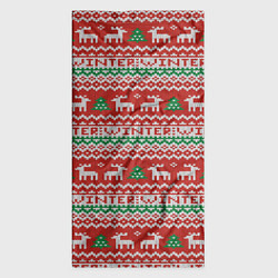 Бандана-труба Deer christmas pattern, цвет: 3D-принт — фото 2