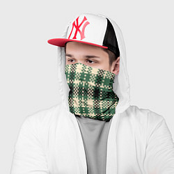 Бандана-труба Полосатый пиксель, цвет: 3D-принт — фото 2