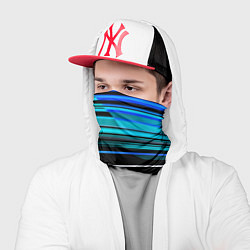 Бандана-труба Разноцветные вертикальные линии, цвет: 3D-принт — фото 2