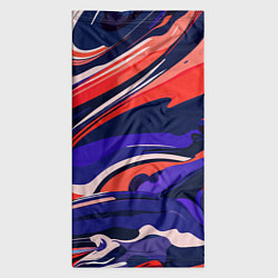 Бандана-труба Абстракция разводов разноцветная, цвет: 3D-принт — фото 2