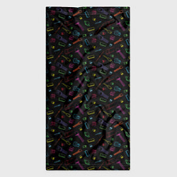 Бандана-труба Паттерн с разноцветными радиодеталями, цвет: 3D-принт — фото 2
