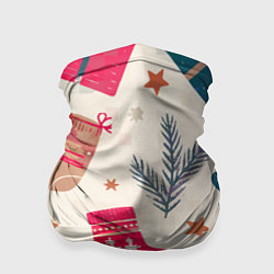 Бандана-труба Новогодняя атмосфера, цвет: 3D-принт