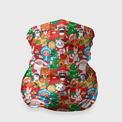 Бандана Новогодние игрушки