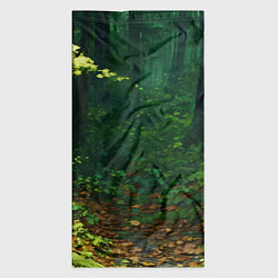 Бандана-труба Зелёный летний лес, цвет: 3D-принт — фото 2
