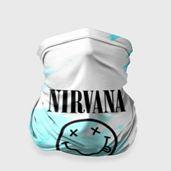 Бандана-труба Nirvana rock music color, цвет: 3D-принт