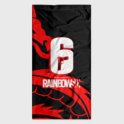 Бандана-труба Rainbow six dragon fire logo, цвет: 3D-принт — фото 2