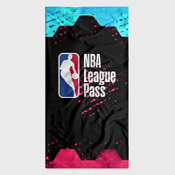 Бандана-труба NBA баскетбол соты неон, цвет: 3D-принт — фото 2