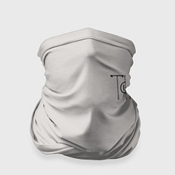 Бандана-труба Вязью Таня - чёрная надпись, цвет: 3D-принт