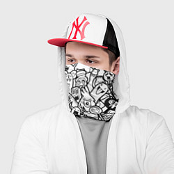 Бандана-труба Каляки маляки, цвет: 3D-принт — фото 2