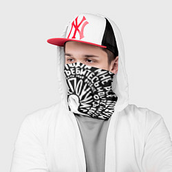 Бандана-труба Медитация без цензуры, цвет: 3D-принт — фото 2