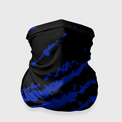 Бандана-труба The color is black and blue, цвет: 3D-принт