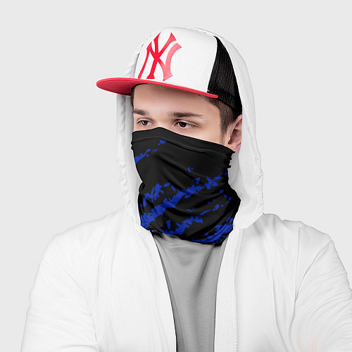 Бандана The color is black and blue / 3D-принт – фото 2