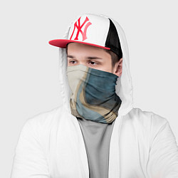 Бандана-труба Абстракция с песком и водой, цвет: 3D-принт — фото 2