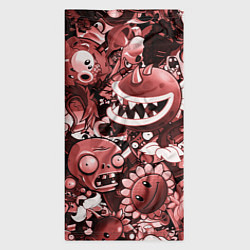 Бандана-труба Растения против зомби в красном цвете, цвет: 3D-принт — фото 2