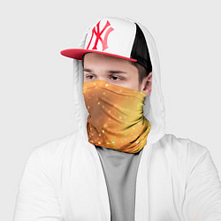 Бандана-труба Золотая блестящая текстура, цвет: 3D-принт — фото 2