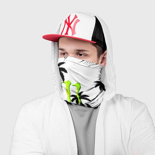 Бандана Monster energy пальмы / 3D-принт – фото 2