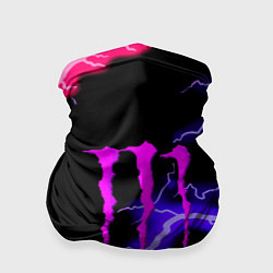 Бандана-труба Monster energy неоновый шторм, цвет: 3D-принт