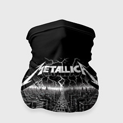 Бандана-труба Metallica - lightnings in metropolis, цвет: 3D-принт