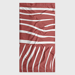 Бандана-труба Полоски красной зебры, цвет: 3D-принт — фото 2