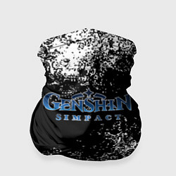 Бандана-труба Genshin Impact брызги красок, цвет: 3D-принт