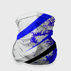 Бандана-труба Color white blue, цвет: 3D-принт