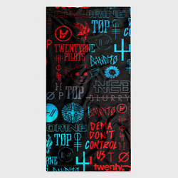 Бандана-труба Twenty one pilots rock pattern, цвет: 3D-принт — фото 2