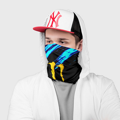Бандана Monster energy текстура огненная / 3D-принт – фото 2