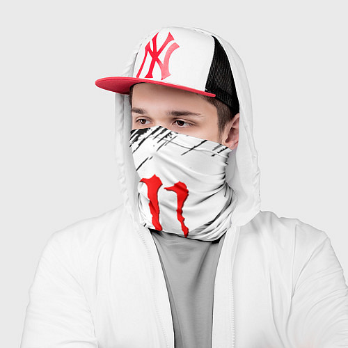 Бандана Monster energy черно краски / 3D-принт – фото 2