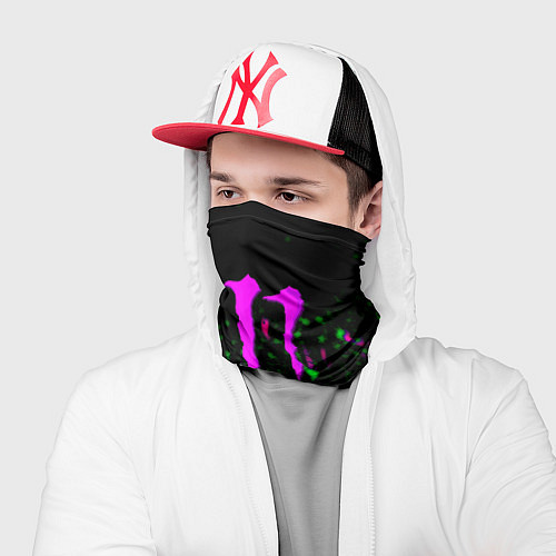 Бандана Monster energy splash color / 3D-принт – фото 2