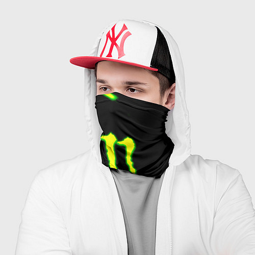 Бандана Кислотный монстр энерджи / 3D-принт – фото 2